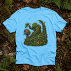 Kudzu Vine Monster with Garden Gnome Version 1 T‑Shirt