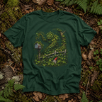 Kudzu Vine Monster with Garden Gnome Version 1 T‑Shirt
