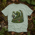 Kudzu Vine Monster with Garden Gnome Version 1 T‑Shirt