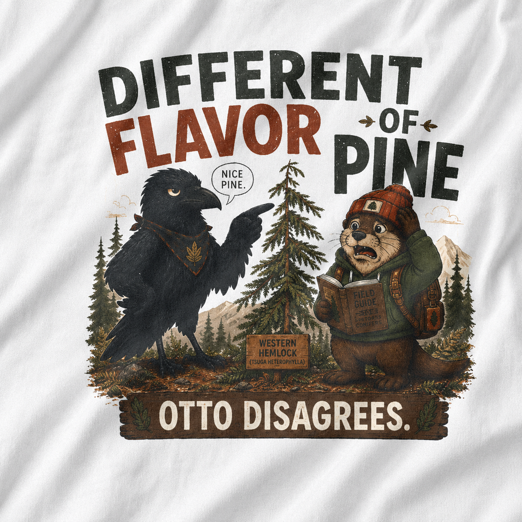 Different Flavor of Pine, Otto Disagrees (It's not a Pine series) T‑Shirt