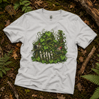 Kudzu Vine Monster with Garden Gnome Version 3 T‑Shirt