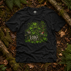 Kudzu Vine Monster with Garden Gnome Version 3 T‑Shirt