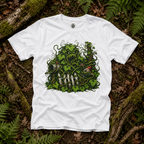 Kudzu Vine Monster with Garden Gnome Version 3 T‑Shirt