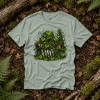 Kudzu Vine Monster with Garden Gnome Version 3 T‑Shirt