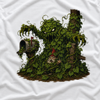 Kudzu Vine Monster with Garden Gnome Version 2 T‑Shirt