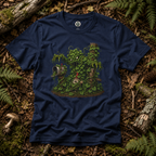 Kudzu Vine Monster with Garden Gnome Version 2 T‑Shirt