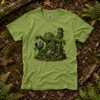 Kudzu Vine Monster with Garden Gnome Version 2 T‑Shirt