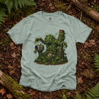 Kudzu Vine Monster with Garden Gnome Version 2 T‑Shirt