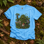 Kudzu Vine Monster with Garden Gnome Version 4 T‑Shirt