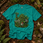 Kudzu Vine Monster with Garden Gnome Version 4 T‑Shirt