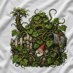 Kudzu Vine Monster with Garden Gnome Version 4 T‑Shirt