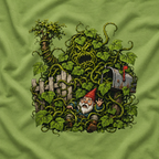Kudzu Vine Monster with Garden Gnome Version 4 T‑Shirt