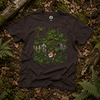 Kudzu Vine Monster with Garden Gnome Version 4 T‑Shirt