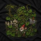 Kudzu Vine Monster with Garden Gnome Version 4 T‑Shirt