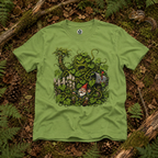 Kudzu Vine Monster with Garden Gnome Version 4 T‑Shirt