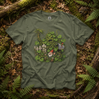 Kudzu Vine Monster with Garden Gnome Version 4 T‑Shirt