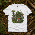 Kudzu Vine Monster with Garden Gnome Version 4 T‑Shirt