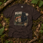 Please Leaf Me Alone (This is Why I Work Alone) Version 4 T‑Shirt