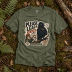 Please Leaf Me Alone (This is Why I Work Alone) Version 4 T‑Shirt