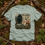 Please Leaf Me Alone (This is Why I Work Alone) Version 5 T‑Shirt