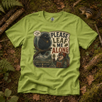 Please Leaf Me Alone (This is Why I Work Alone) Version 5 T‑Shirt