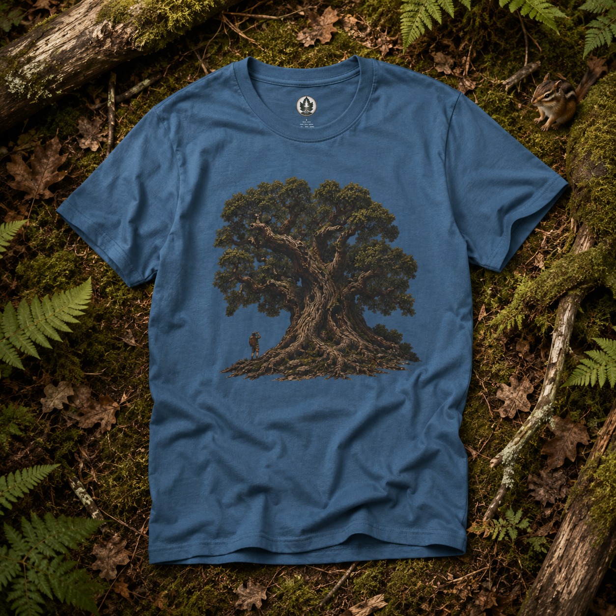 Looking up at Giant Tree Version Two T‑Shirt