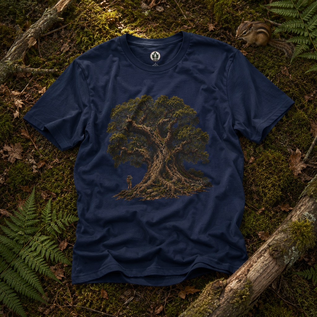 Looking up at Giant Tree Version Two T‑Shirt