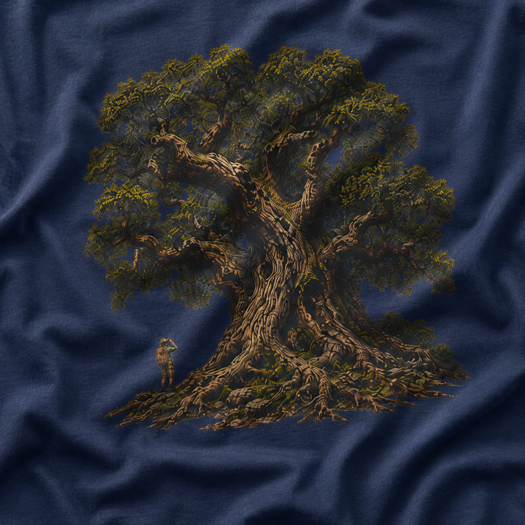 Looking up at Giant Tree Version Two T‑Shirt