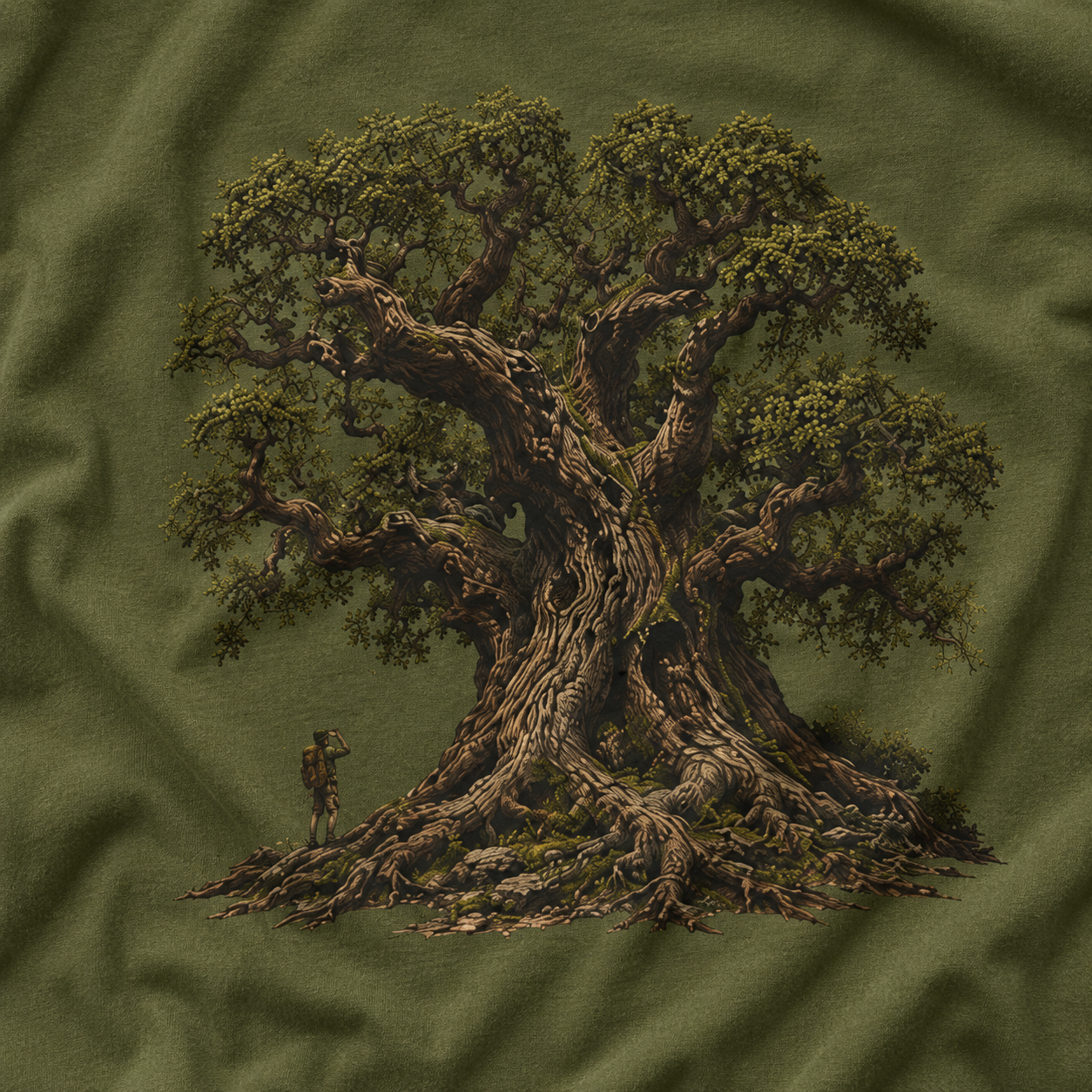 Looking up at Giant Tree Version Two T‑Shirt