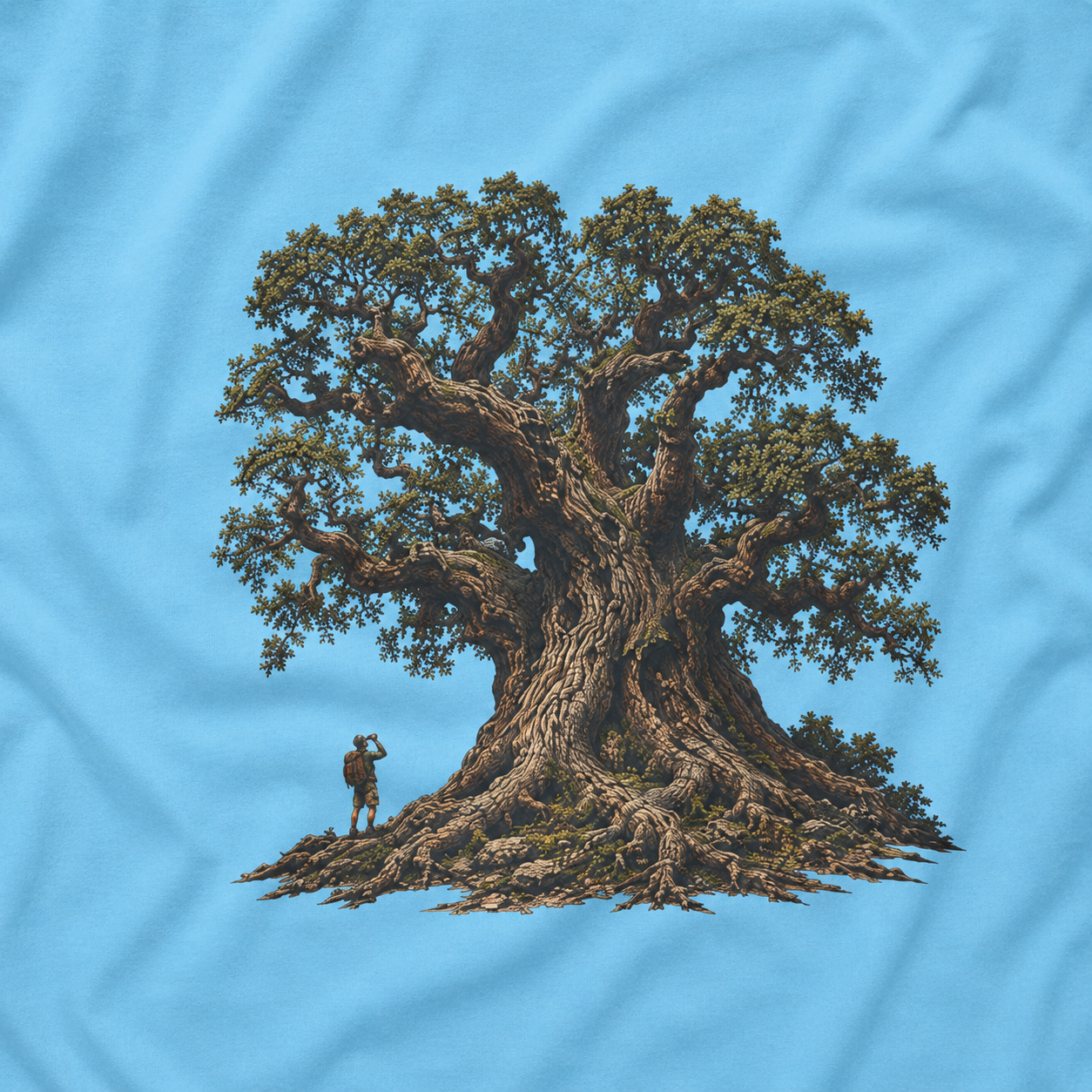 Looking up at Giant Tree Version Two T‑Shirt