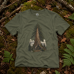 Looking up at Giant Tree Version Three T‑Shirt