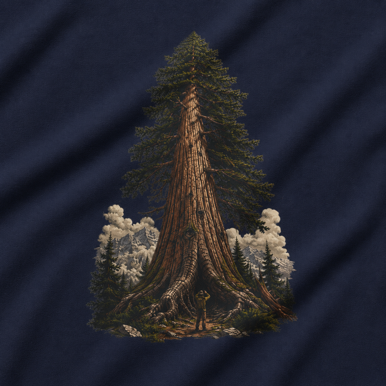 Looking up at Giant Tree Version Three T‑Shirt