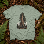 Looking up at Giant Tree Version Three T‑Shirt