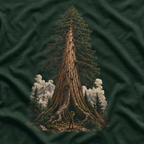 Looking up at Giant Tree Version Three T‑Shirt