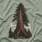 Looking up at Giant Tree Version Three T‑Shirt