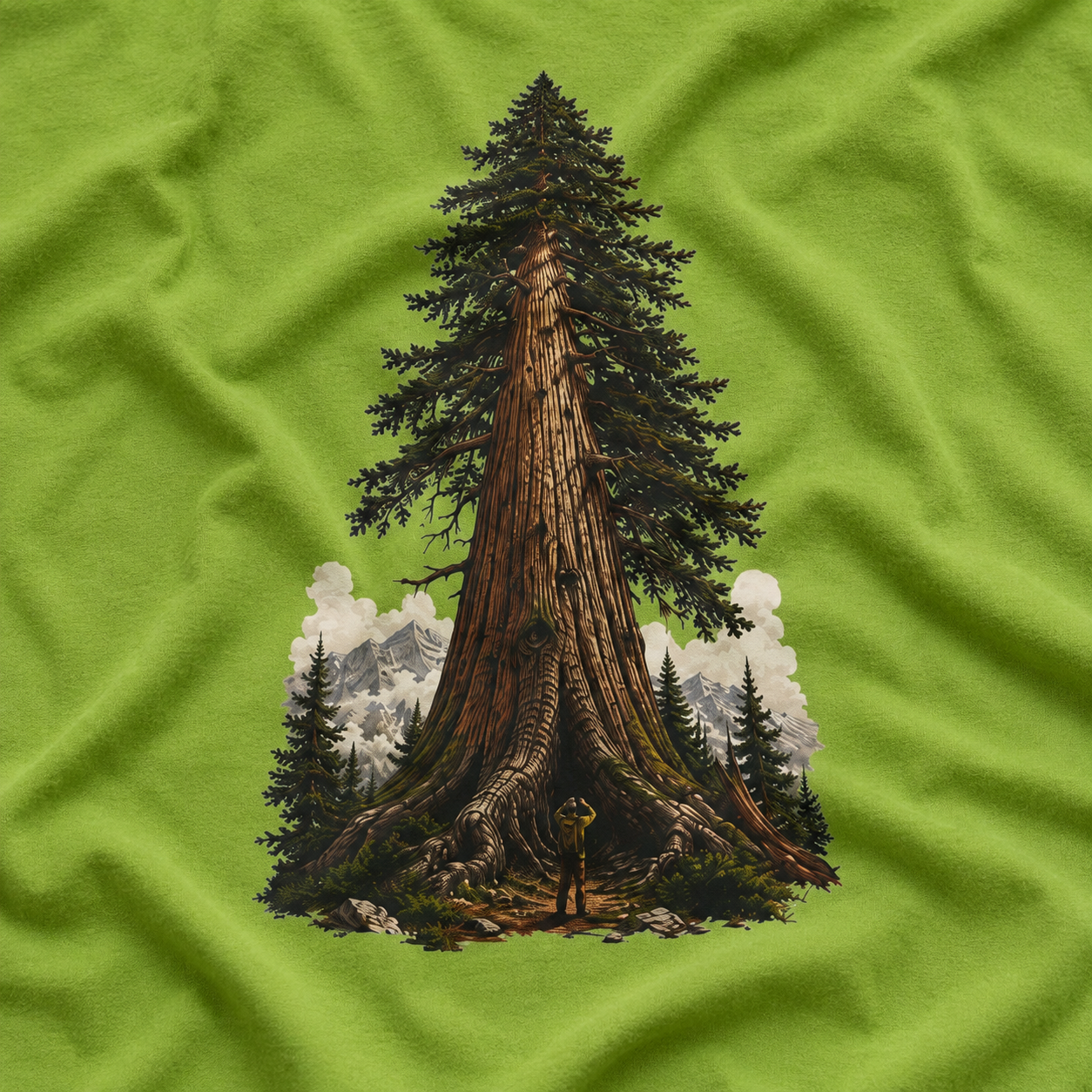 Looking up at Giant Tree Version Three T‑Shirt