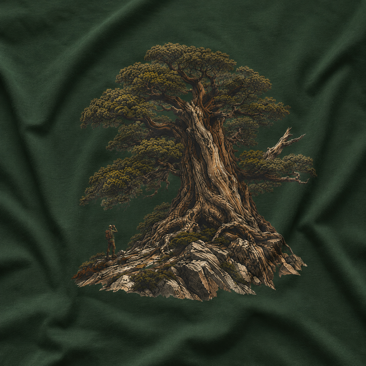 Looking up at Giant Tree Version Five T‑Shirt