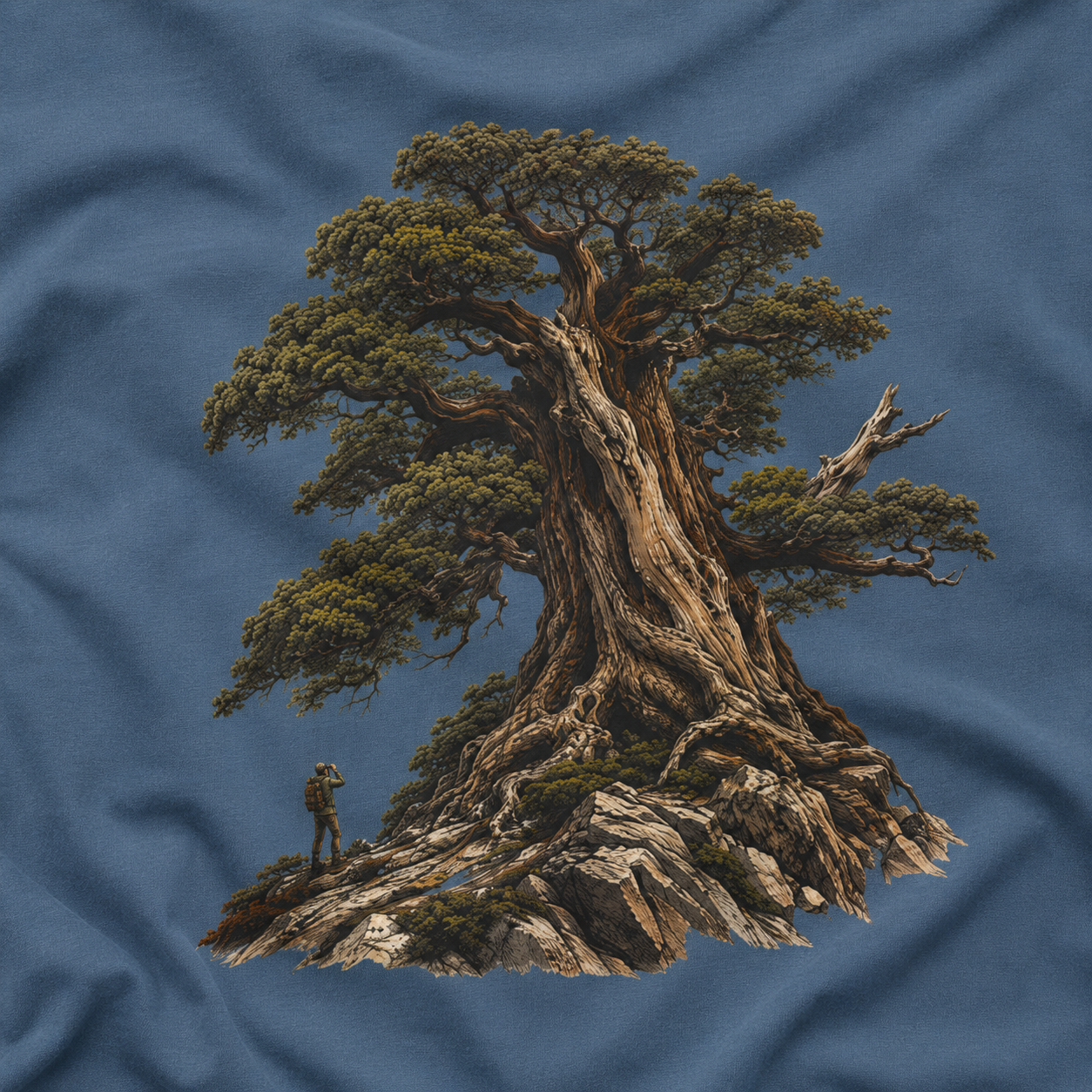 Looking up at Giant Tree Version Five T‑Shirt