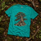 Looking up at Giant Tree Version Five T‑Shirt