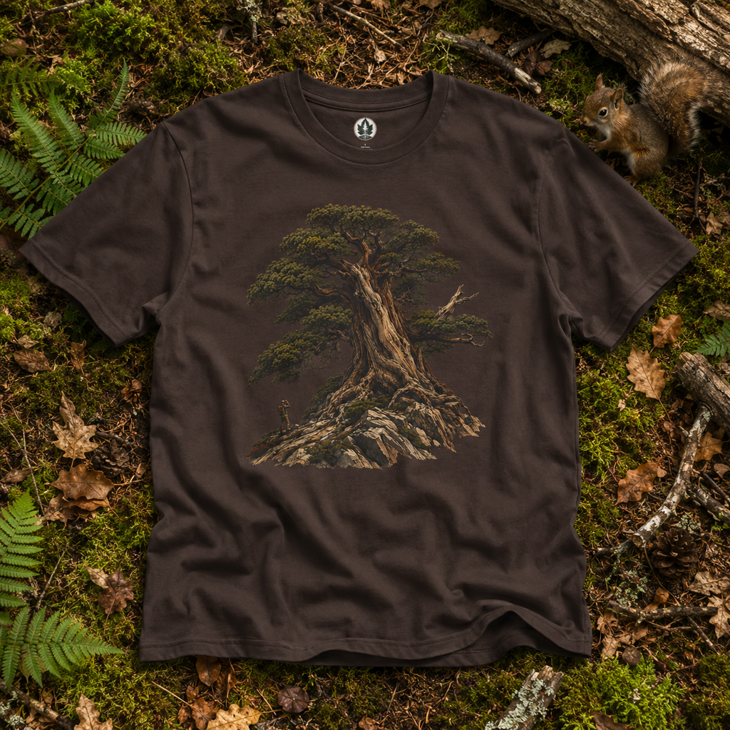 Looking up at Giant Tree Version Five T‑Shirt