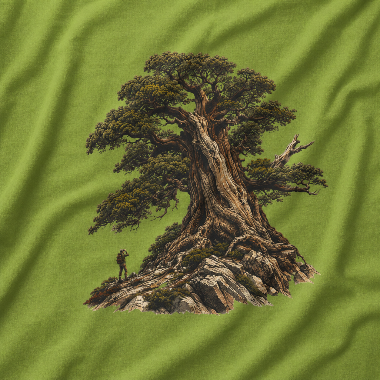 Looking up at Giant Tree Version Five T‑Shirt