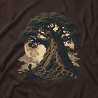 Looking up at Giant Tree Version Four T‑Shirt