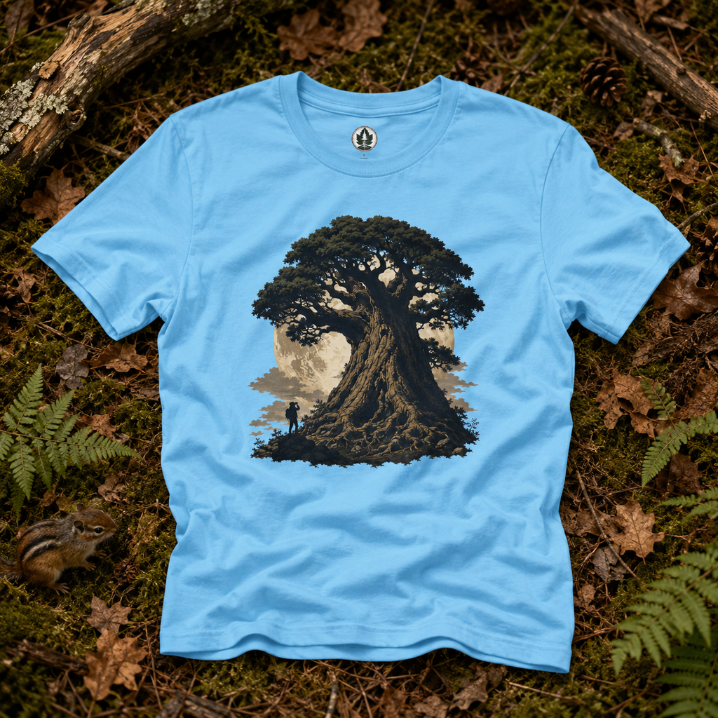 Looking up at Giant Tree Version Four T‑Shirt