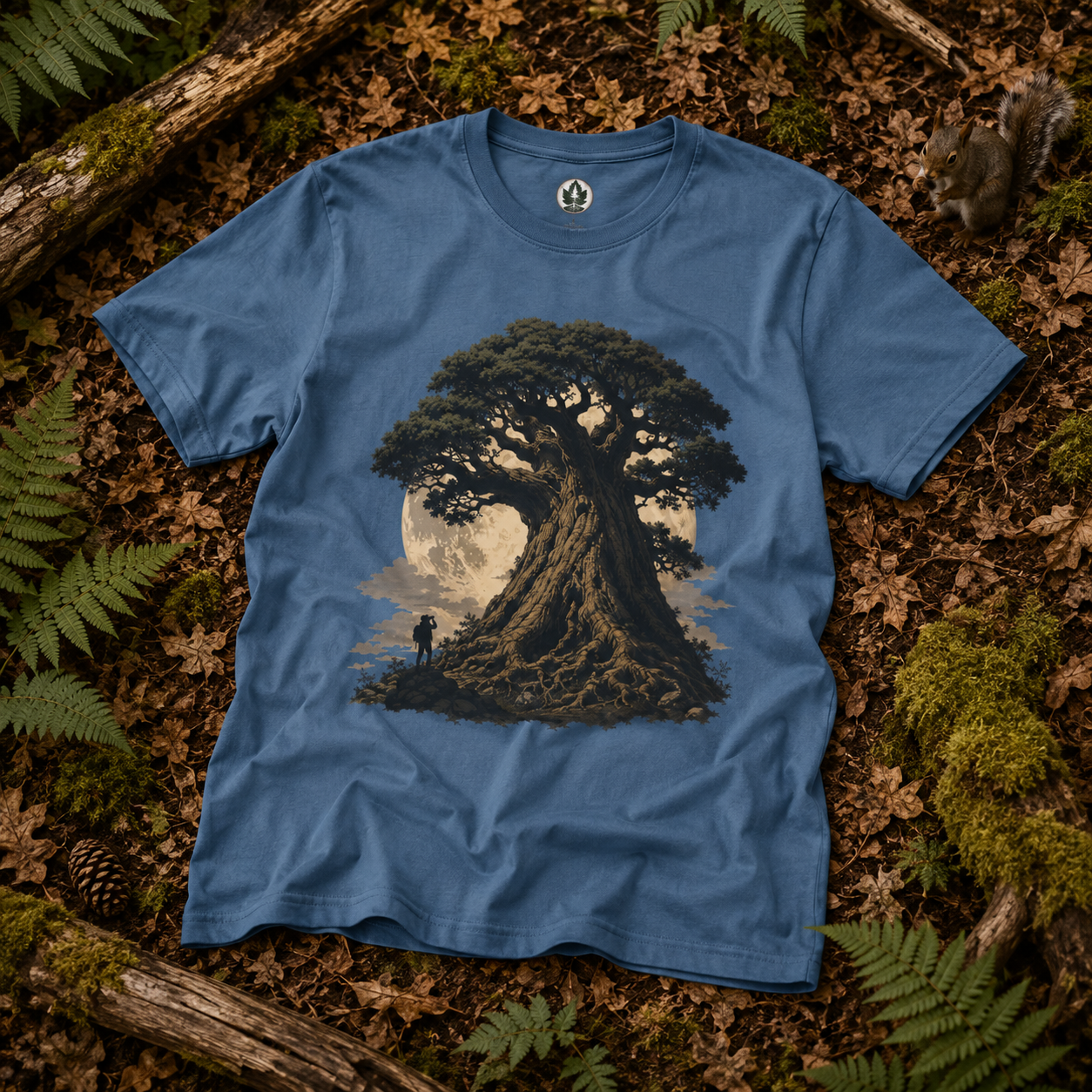 Looking up at Giant Tree Version Four T‑Shirt