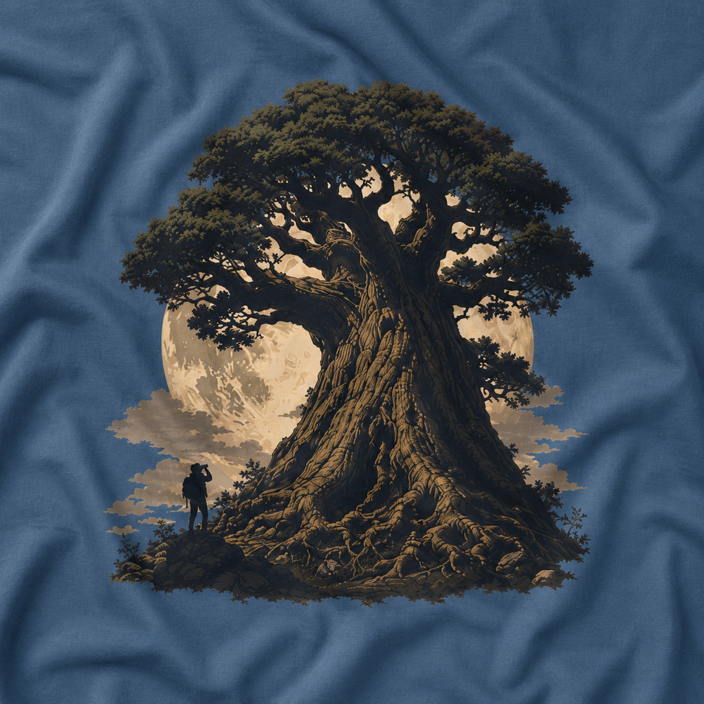 Looking up at Giant Tree Version Four T‑Shirt
