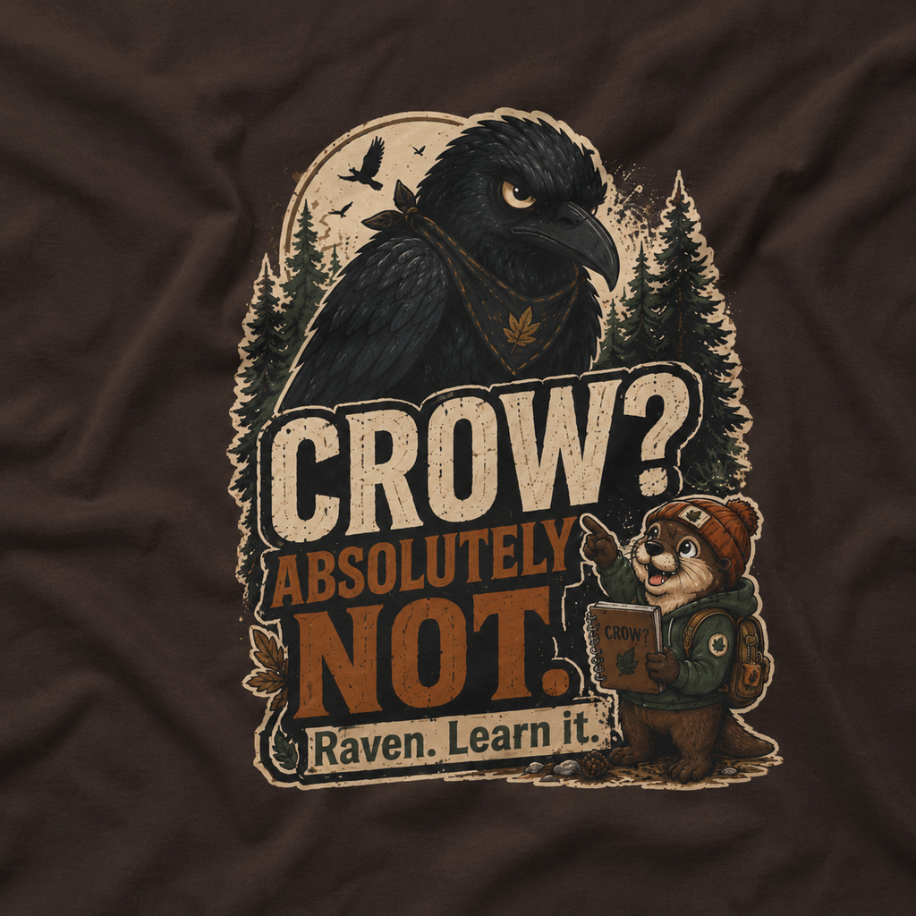 Crow, Absolutely Not Version 2 T‑Shirt
