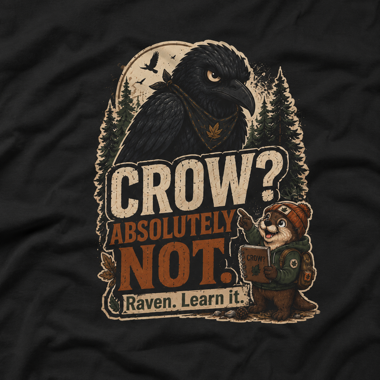 Crow, Absolutely Not Version 2 T‑Shirt