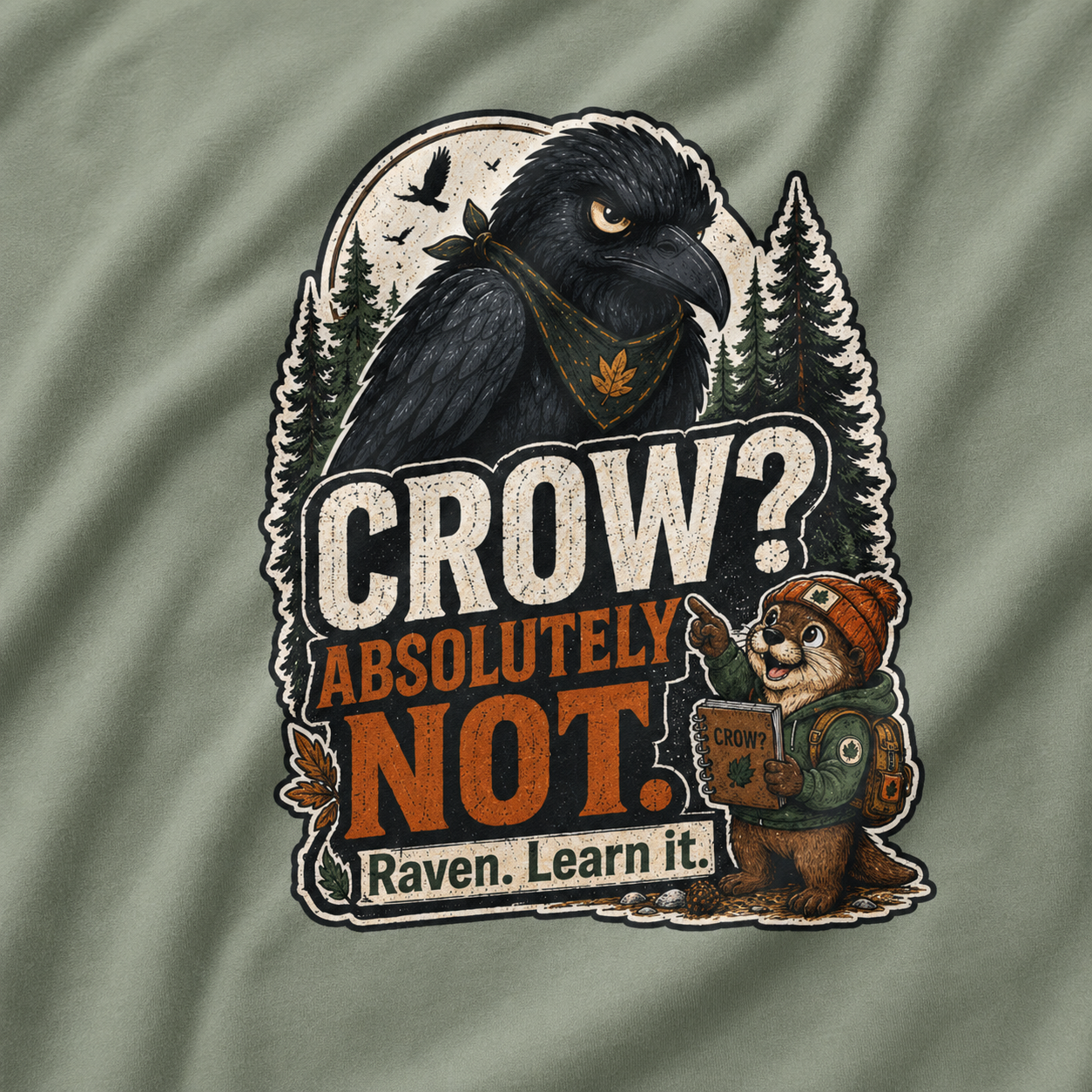 Crow, Absolutely Not Version 2 T‑Shirt