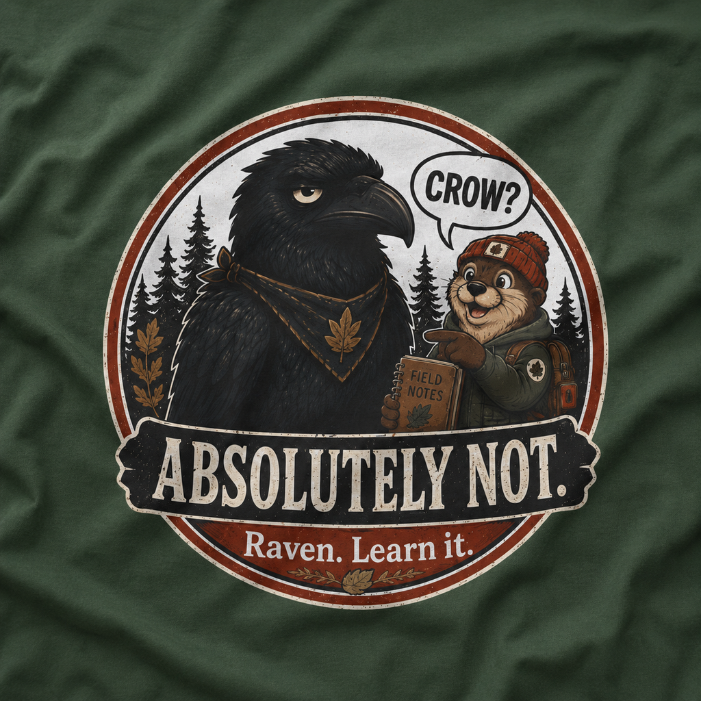 Crow, Absolutely Not Version 3 T‑Shirt