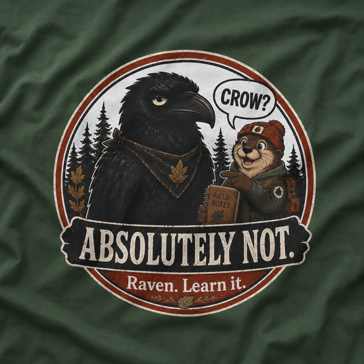 Crow, Absolutely Not Version 3 T‑Shirt